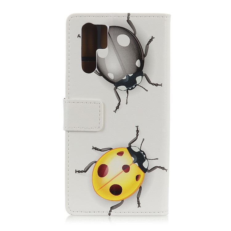 Pattern Printing PU Leather Wallet Stand Flip Cover for Huawei P30 Pro - Insects-3
