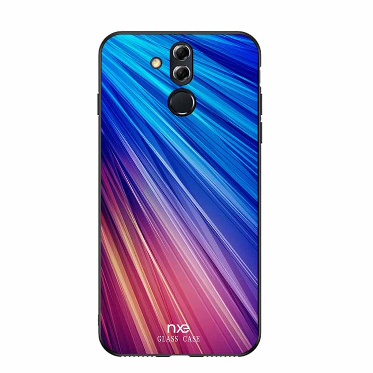 NXE Pattern Printing TPU Phone Case for Huawei Mate 20 Lite - Blue / Purple-1