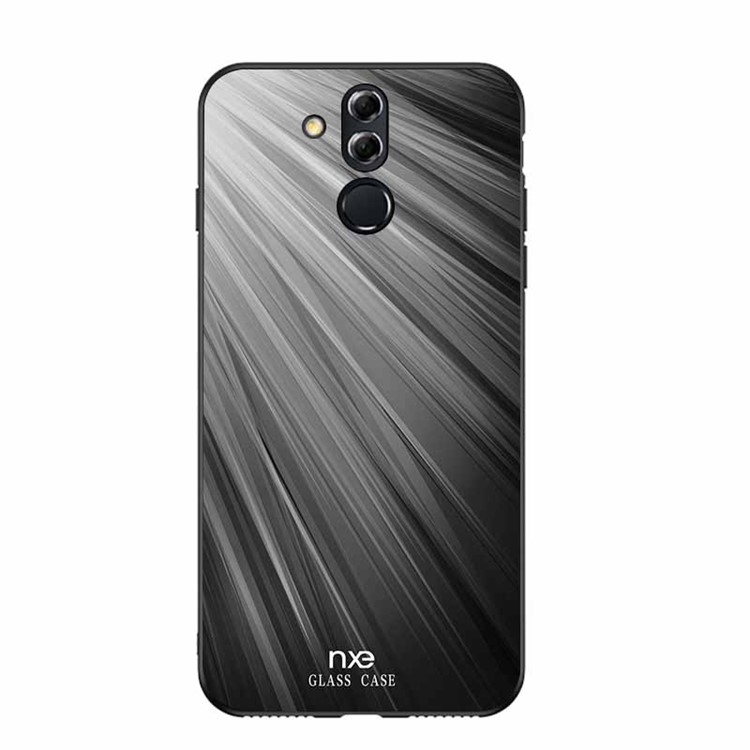 NXE Pattern Printing TPU Phone Case for Huawei Mate 20 Lite - White / Black-1