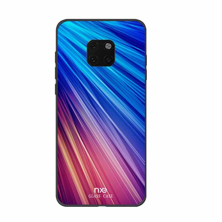 NXE Pattern Printing TPU Phone Cover for Huawei Mate 20 Pro - Blue / Purple-1