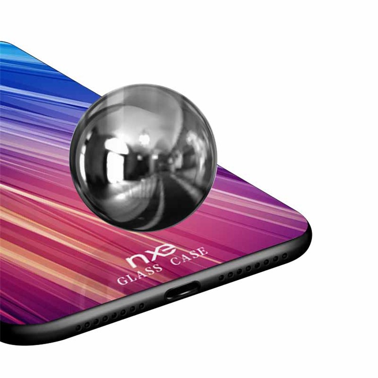 NXE Pattern Printing TPU Phone Cover for Huawei Mate 20 Pro - Blue / Purple-5