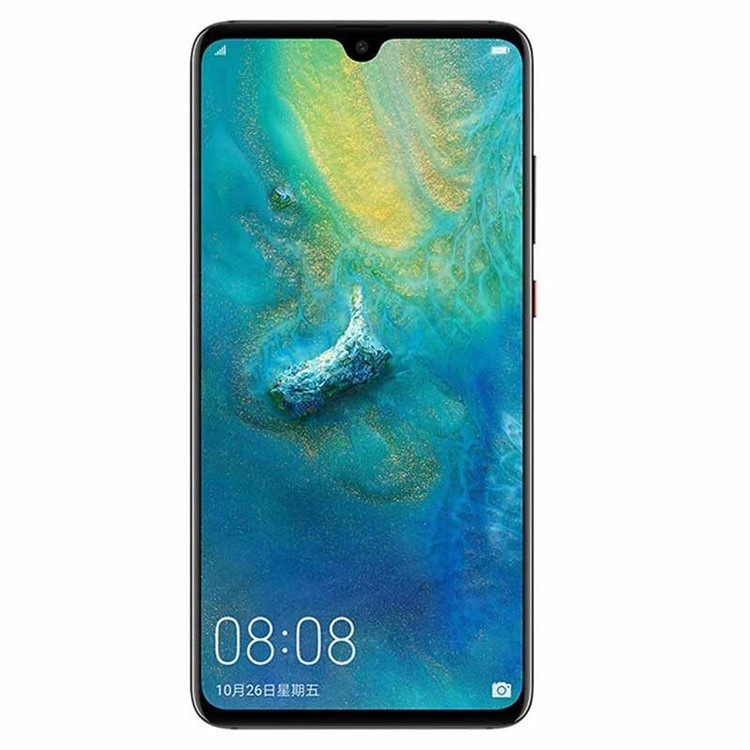 NXE Pattern Printing TPU Phone Cover for Huawei Mate 20 Pro - Green / Blue-2