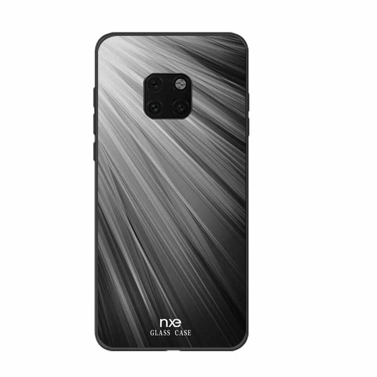 NXE Pattern Printing TPU Phone Cover for Huawei Mate 20 Pro - White / Black-1
