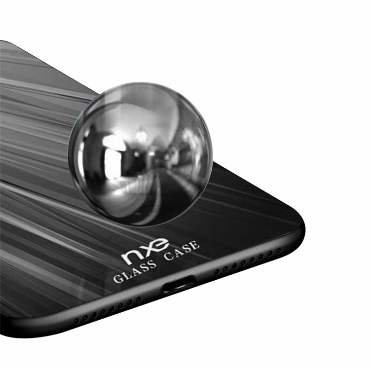 NXE Pattern Printing TPU Phone Cover for Huawei Mate 20 Pro - White / Black-5