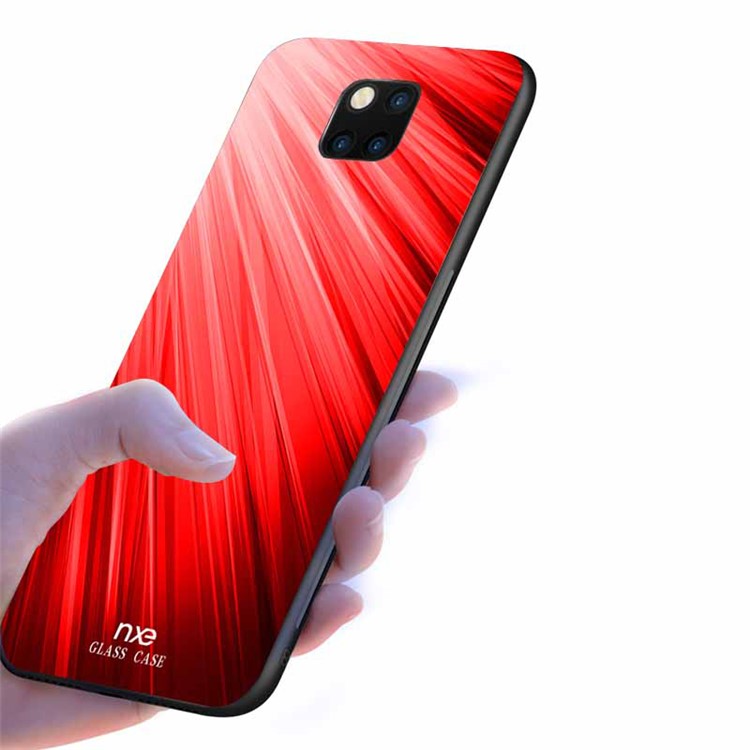 NXE Pattern Printing TPU Phone Cover for Huawei Mate 20 Pro - Red-4