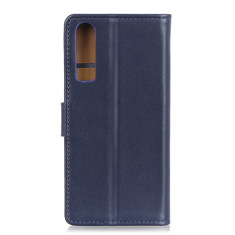 Wallet Stand Leather Magnetic Protector Case for Huawei P30 - Blue-2