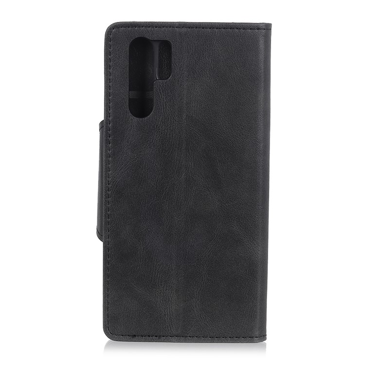 PU Leather Wallet Mobile Phone Case for Huawei P30 Pro - Black-6