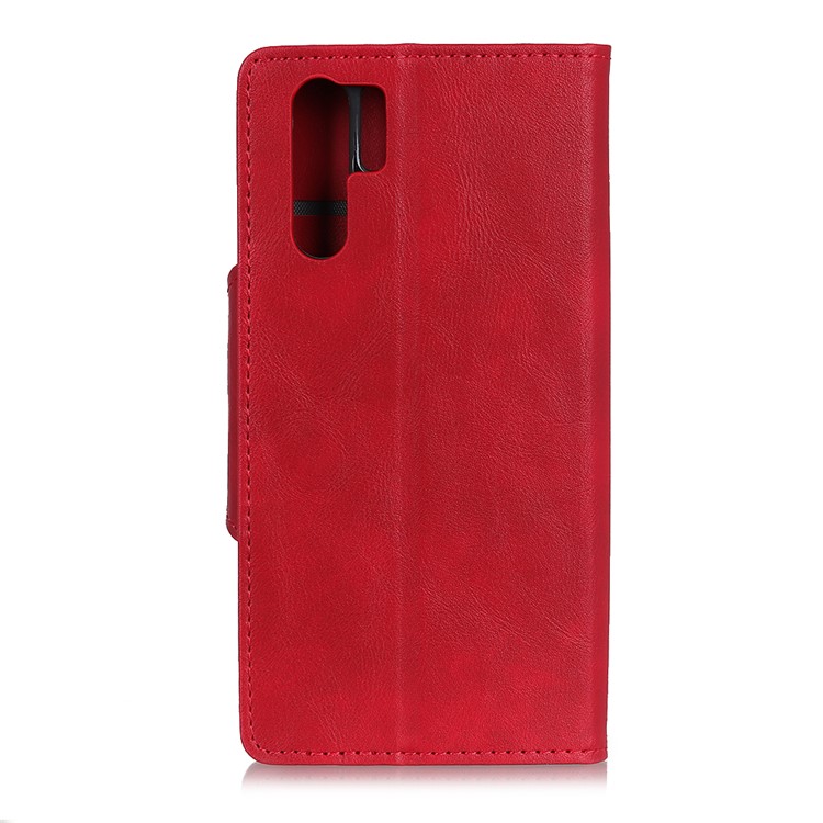 PU Leather Wallet Mobile Phone Shell for Huawei P30 Pro - Red-6
