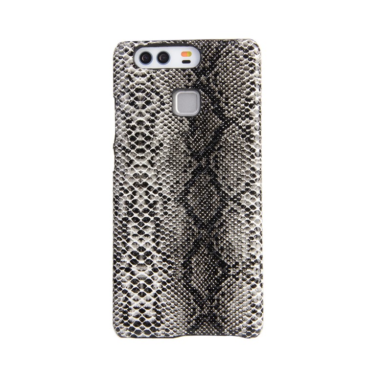 For Huawei P9 Leather Coated PC Hard Phone Cover - Snake Texture-2
