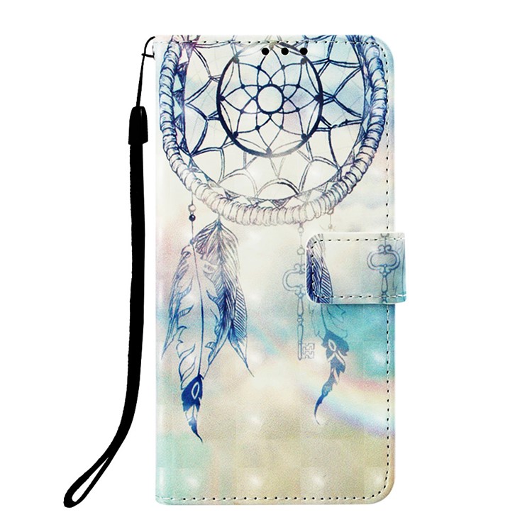 Pattern Printing Light Spot Decor Stand Leather Wallet Casing for Huawei P30 - Dream Catcher-2