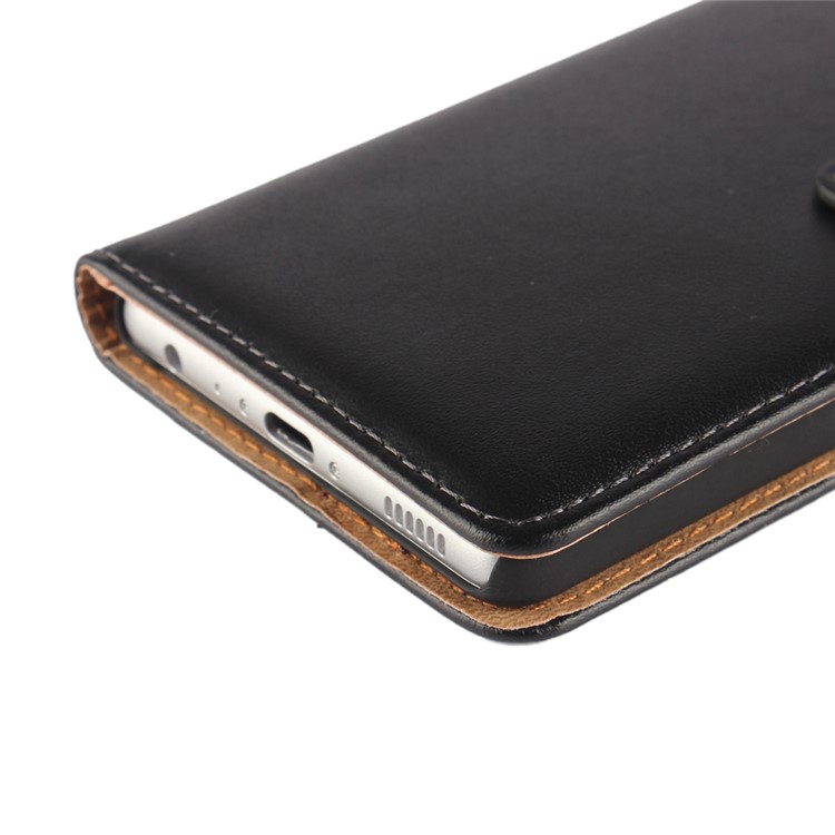 Original Split Ledertasche Für Huawei P9 - Schwarz-7