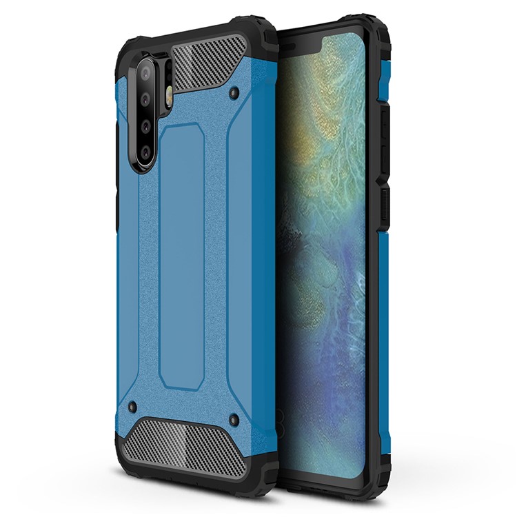 Armor Guard Plastic + TPU Hybrid Shell Case Cover for Huawei P30 Pro - Baby Blue-1