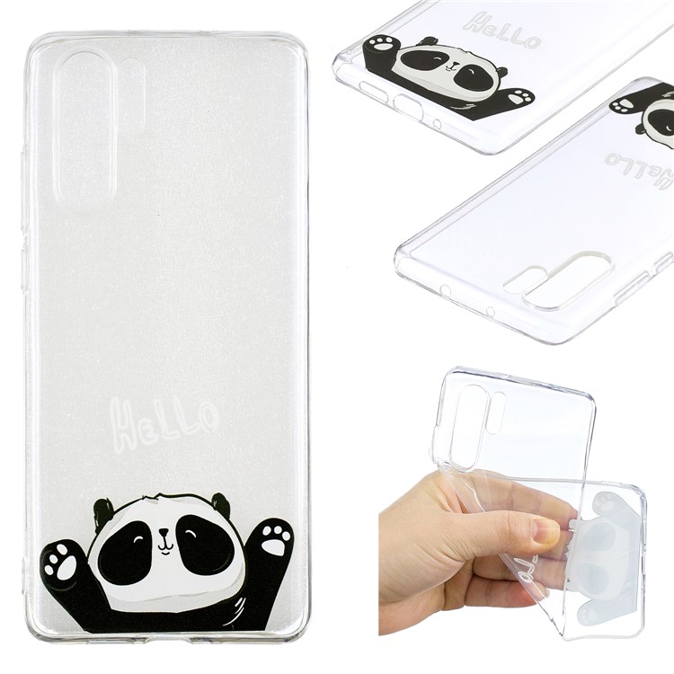 Pattern Printing TPU Back Case for Huawei P30 Pro - Cute Panda-1