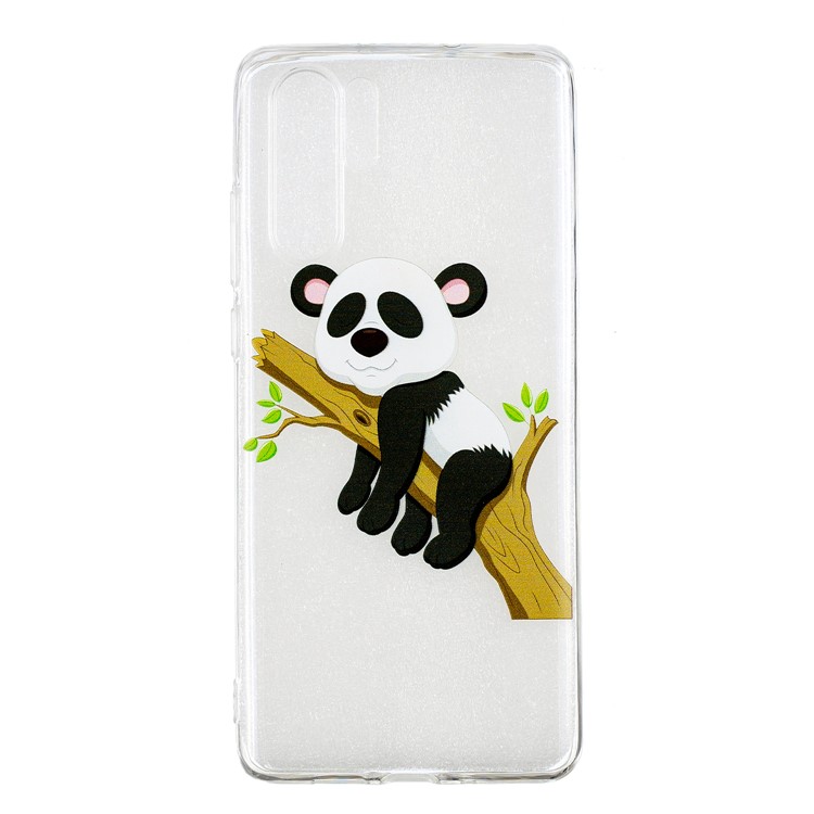 Pattern Printing TPU Shell Case for Huawei P30 Pro - Panda Climbing Tree-2
