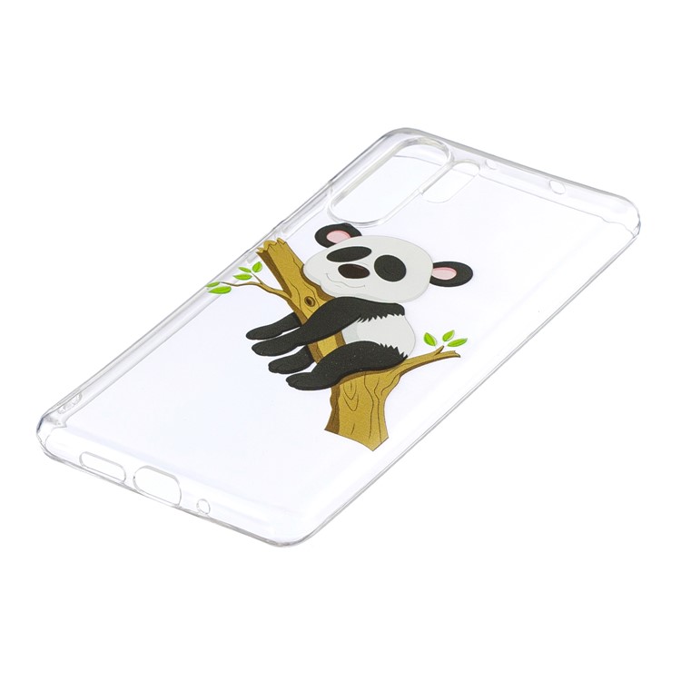 Pattern Printing TPU Shell Case for Huawei P30 Pro - Panda Climbing Tree-3