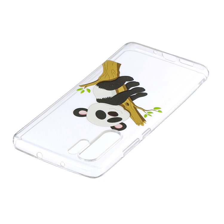 Pattern Printing TPU Shell Case for Huawei P30 Pro - Panda Climbing Tree-4