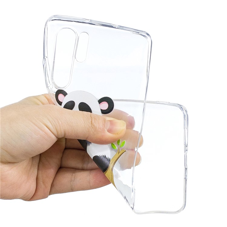 Pattern Printing TPU Shell Case for Huawei P30 Pro - Panda Climbing Tree-5