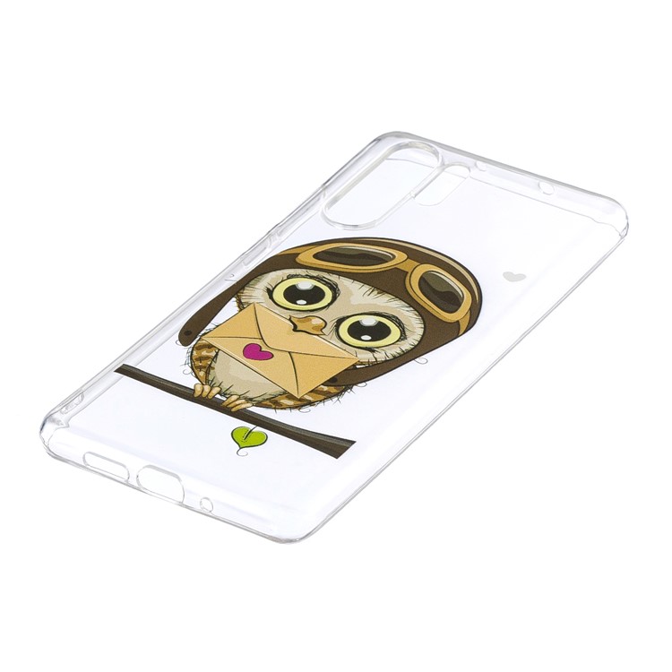 Pattern Printing TPU Case Accessory for Huawei P30 Pro - Owl Pattern-3