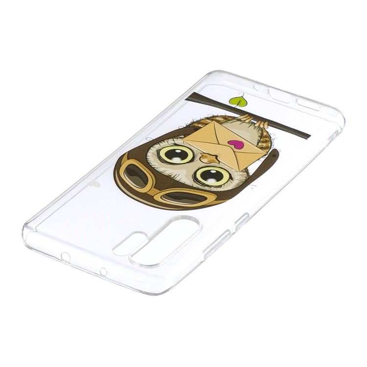Pattern Printing TPU Case Accessory for Huawei P30 Pro - Owl Pattern-4