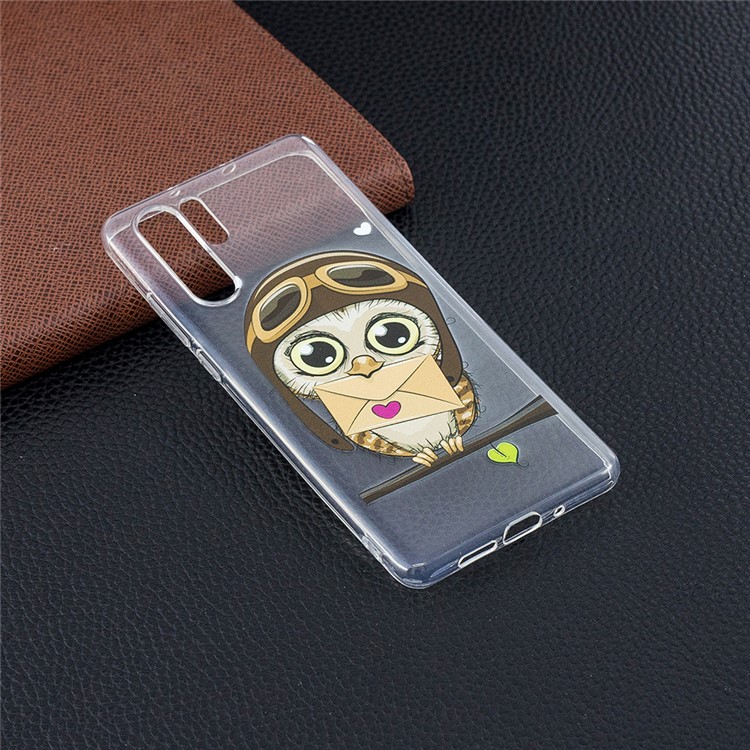 Pattern Printing TPU Case Accessory for Huawei P30 Pro - Owl Pattern-6