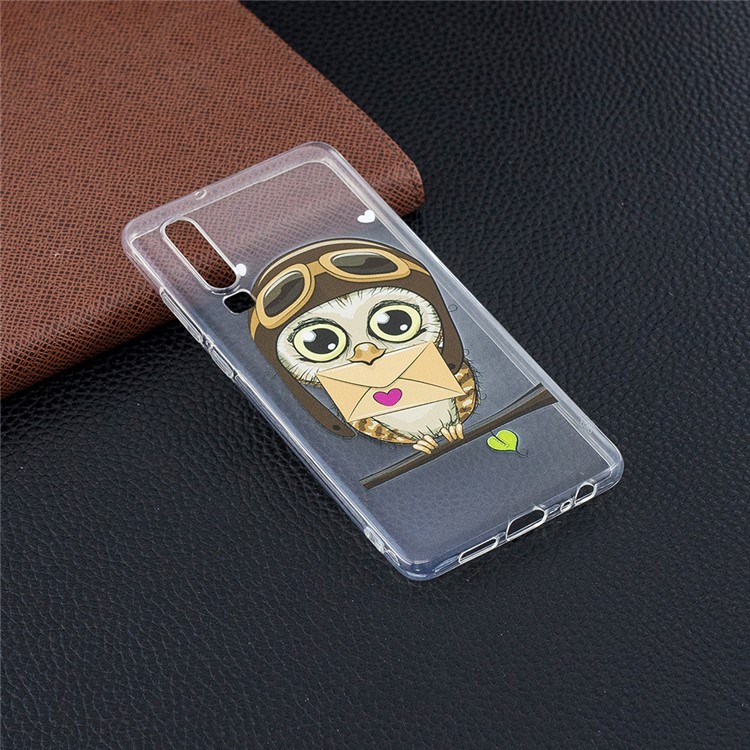 Pattern Printing Soft TPU Protective Cover for Huawei P30 - Cute Owl-6