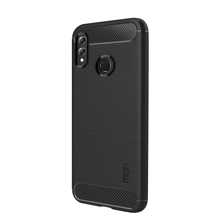 MOFI Carbon Fiber Texture Brushed TPU Case for Huawei Honor 10 Lite - Black