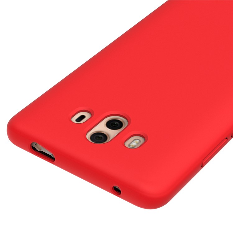 Liquid Silicone Phone Cover for Huawei Mate 10 - Red-4