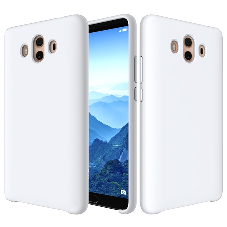 Liquid Silicone Phone Shell for Huawei Mate 10 - White-1