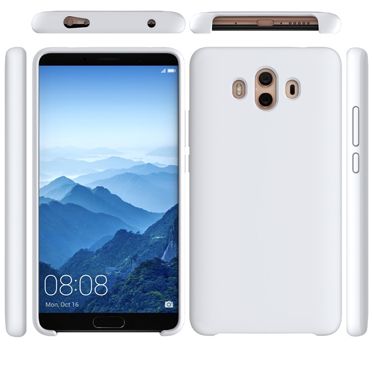 Liquid Silicone Phone Shell for Huawei Mate 10 - White-5