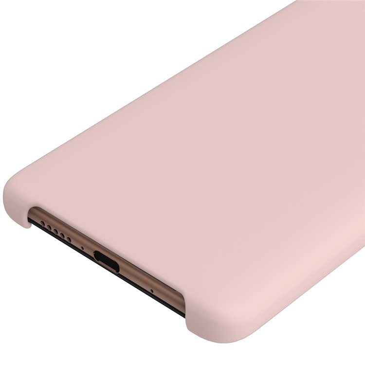 Liquid Silicone Cellphone Cover for Huawei Mate 10 - Pink-2