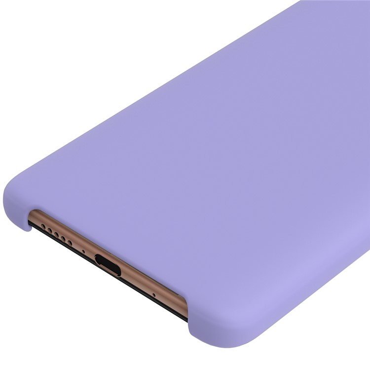 Liquid Silicone Mobile Cover for Huawei Mate 10 - Purple-2