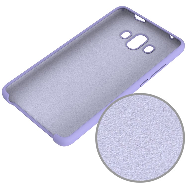 Liquid Silicone Mobile Cover for Huawei Mate 10 - Purple-3