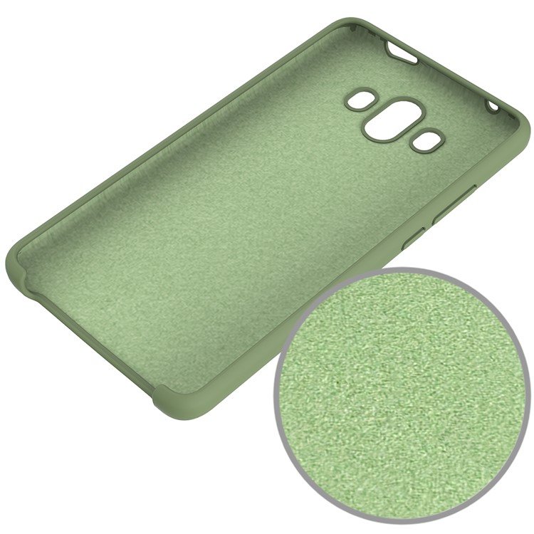 Liquid Silicone Phone Accessory Shell for Huawei Mate 10 - Green-3