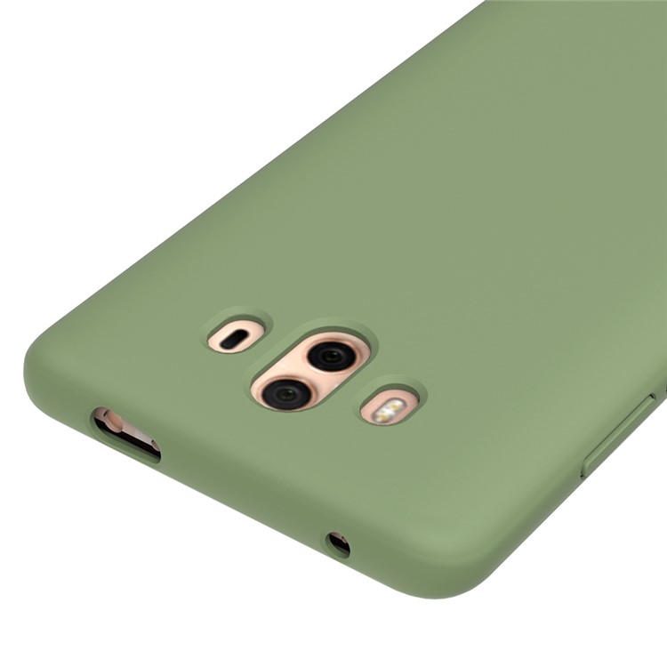 Liquid Silicone Phone Accessory Shell for Huawei Mate 10 - Green-4