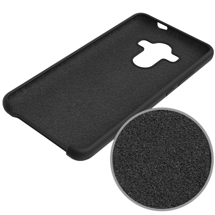 Liquid Silicone Mobile Case for Huawei Mate 10 Pro - Black-3