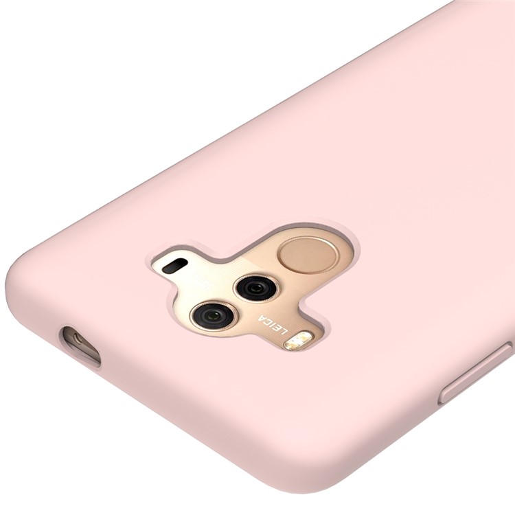 Liquid Silicone Accessory Shell for Huawei Mate 10 Pro - Pink-2
