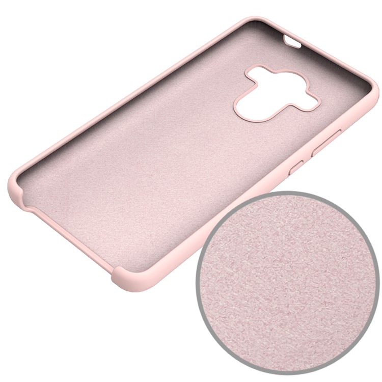Liquid Silicone Accessory Shell for Huawei Mate 10 Pro - Pink-3