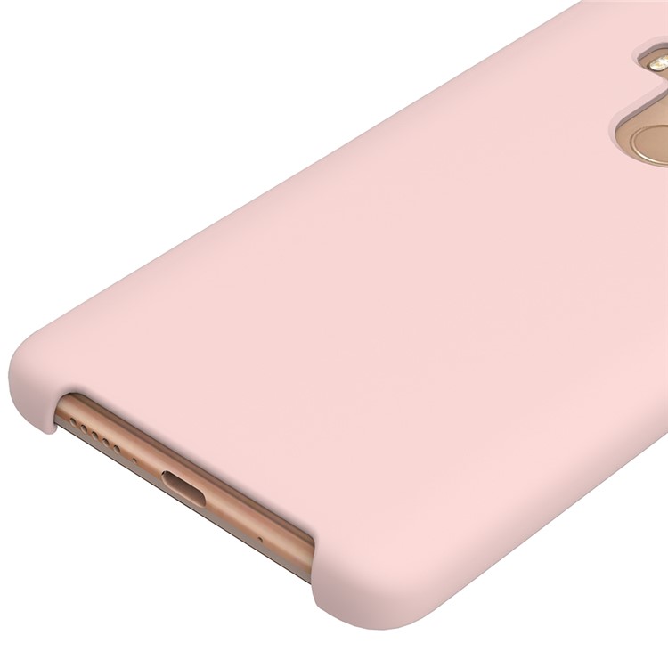 Liquid Silicone Accessory Shell for Huawei Mate 10 Pro - Pink-4