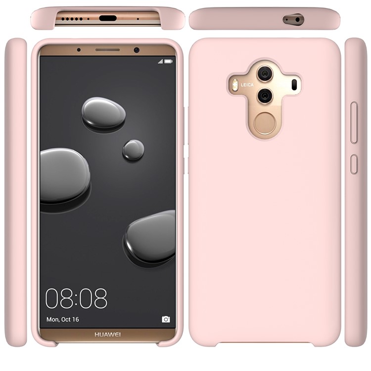 Liquid Silicone Accessory Shell for Huawei Mate 10 Pro - Pink-5