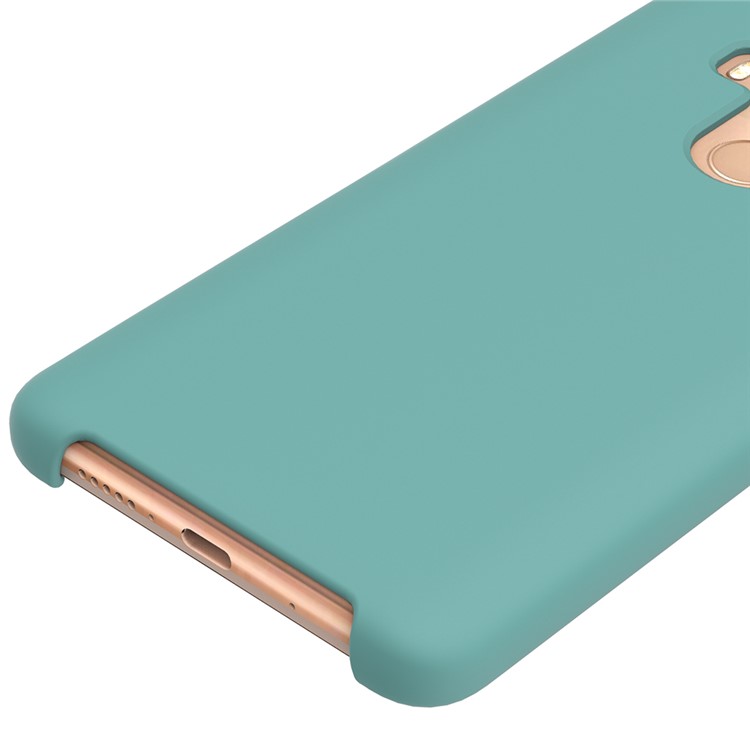 Liquid Silicone Casing Shell for Huawei Mate 10 Pro - Cyan-4