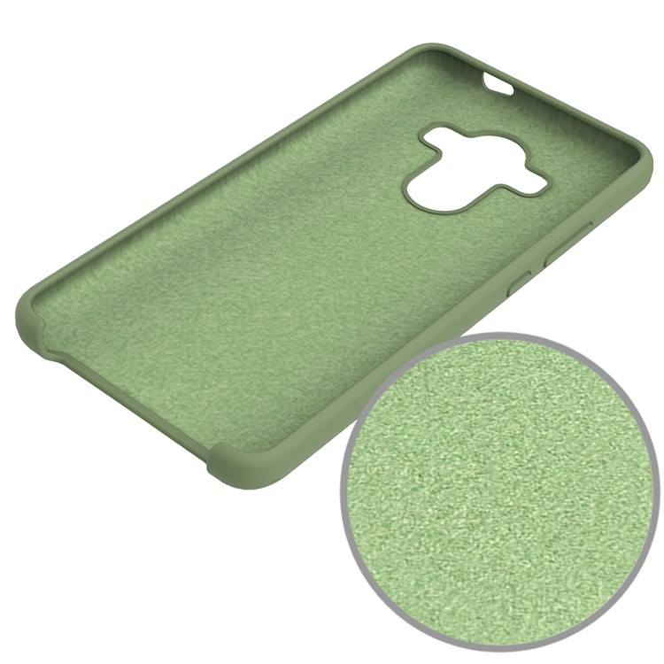 Liquid Silicone Case Cover for Huawei Mate 10 Pro - Green-3