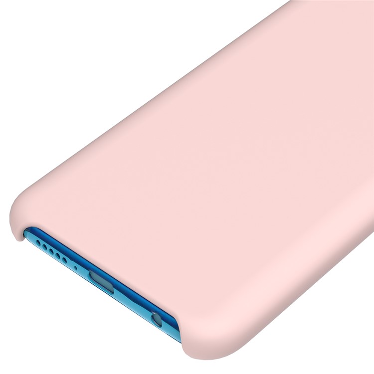 Liquid Silicone Protector Mobile Phone Case for Huawei Honor 10 - Pink-5