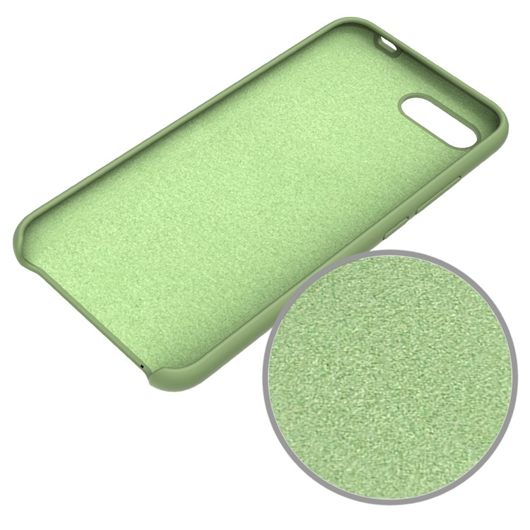 Liquid Silicone Protector Cell Phone Case for Huawei Honor 10 - Green-2