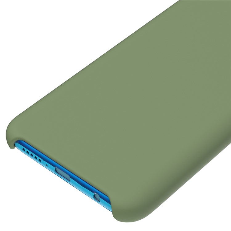 Liquid Silicone Protector Cell Phone Case for Huawei Honor 10 - Green-5