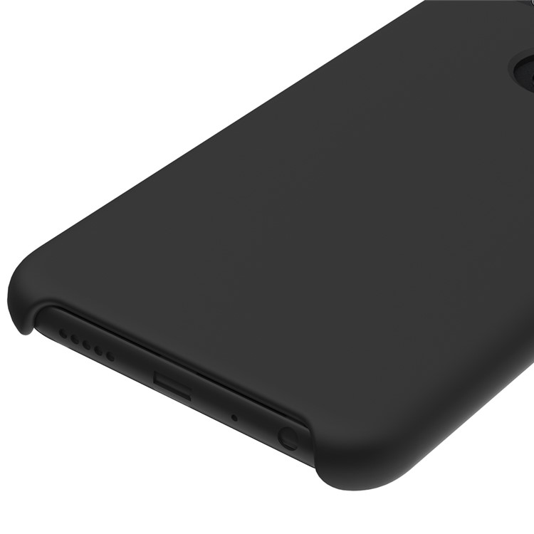 Liquid Silicone Protector Case for Huawei Honor 9 Lite / Honor 9 Youth Edition / P Smart (2017) / Enjoy 7S (China) - Black-4