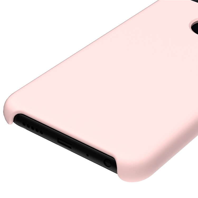 Flüssiger Silikon-Schutz-Handyfall Für Huawei Ehre 9 Lite / Ehre 9 Jugendausgabe / P Smart (2017) / 7s Genießen (China) - Rosa-4
