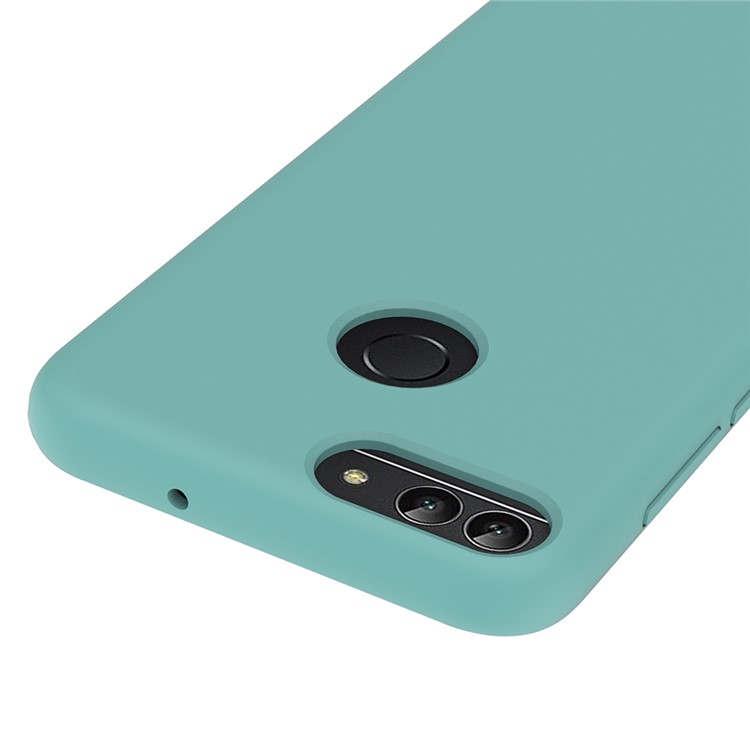 Funda Protectora De Silicona Líquida Para Huawei Honor 9 Lite / Edición Juvenil Honor 9 / P Inteligente (2017) / Disfruta 7s (china) - Cian-2