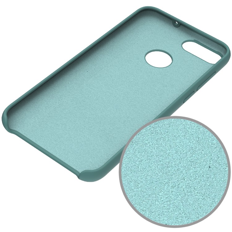 Funda Protectora De Silicona Líquida Para Huawei Honor 9 Lite / Edición Juvenil Honor 9 / P Inteligente (2017) / Disfruta 7s (china) - Cian-3