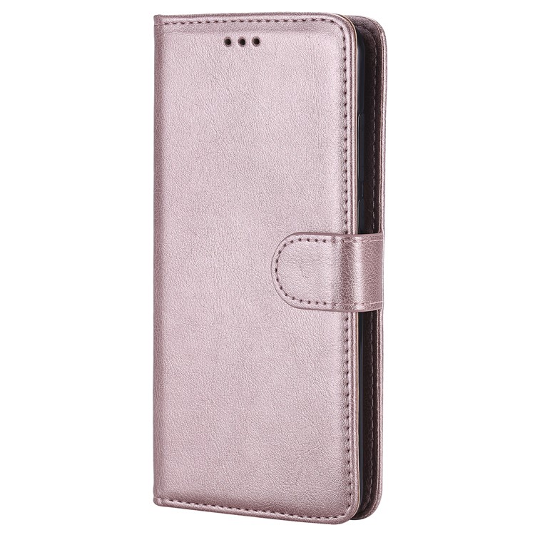 Magnetic Detachable 2-in-1 Wallet Leather Casing for Huawei P20 Pro - Rose Gold-2