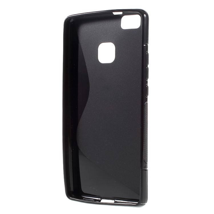 S-line Pattern TPU Cover Case for Huawei P9 Lite - Black-2